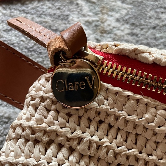 Clare V Woven Raffia Belt Bag - Picture 3 of 7